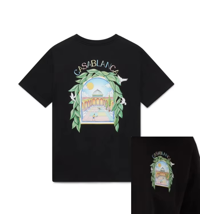 French Streetwear Brand - Nieuwe groene bladeren Franse luxe modemerk