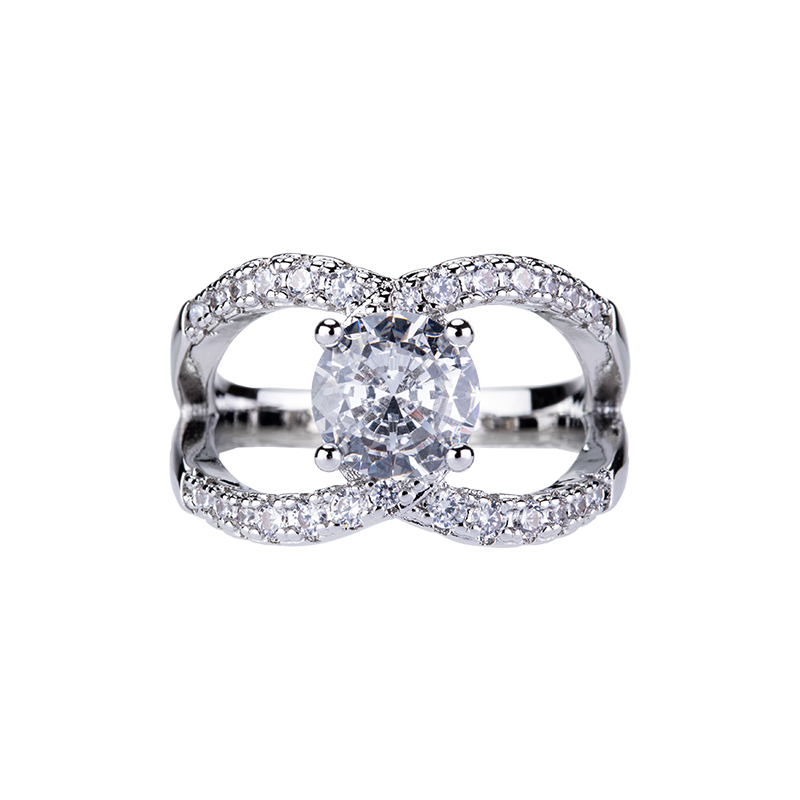 Streetwear Brand Jewelry - 925 Sterling Zilveren Glanzende Zirkonia Dames