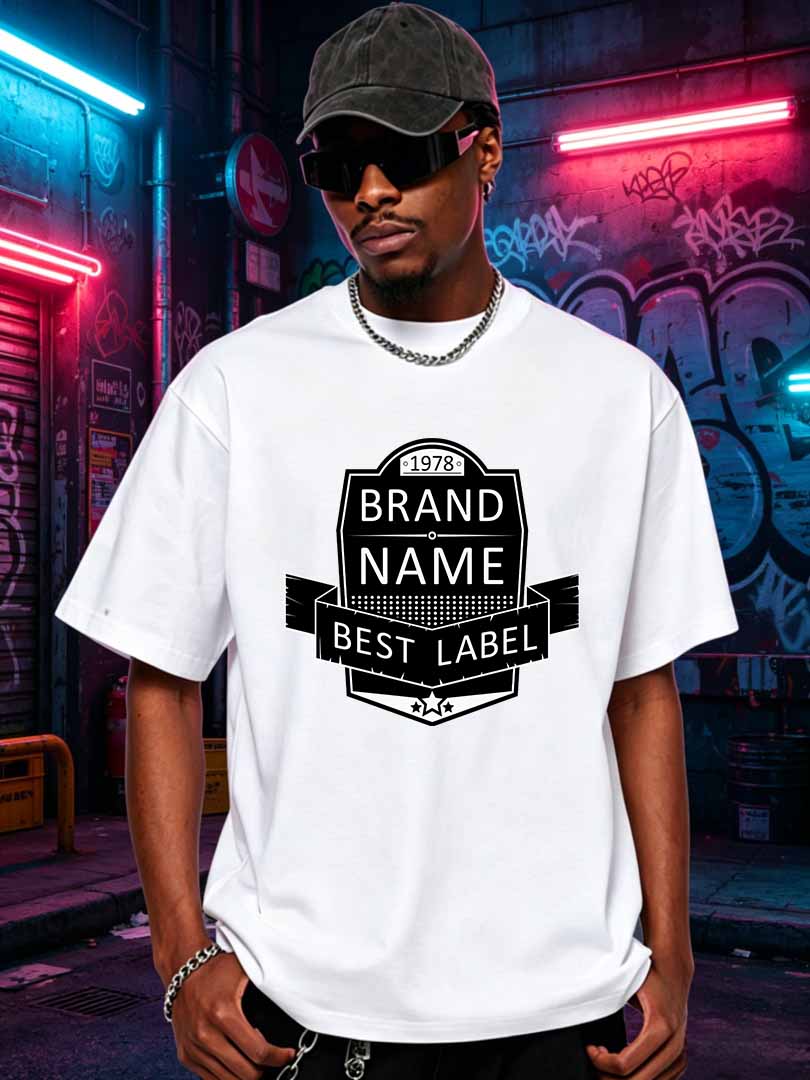 Streetwear Brand Best - Herentrui met retro merknaamprint, 1978 beste