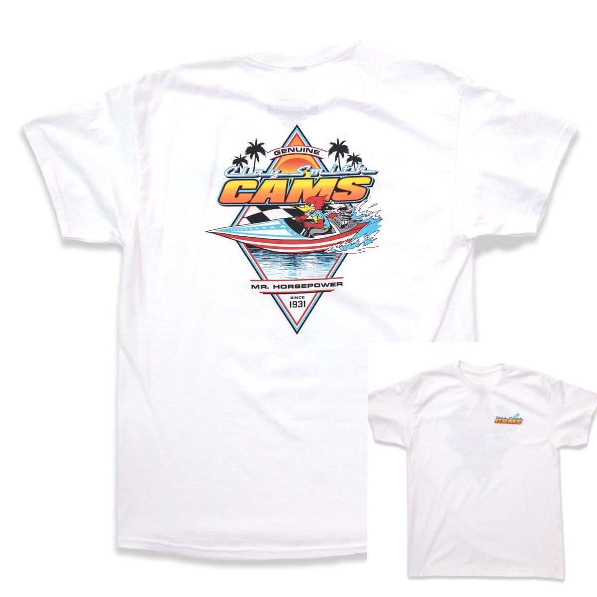 Streetwear Brand Graphic Designer - Jet Boat Design Klassieke raceauto modificatie