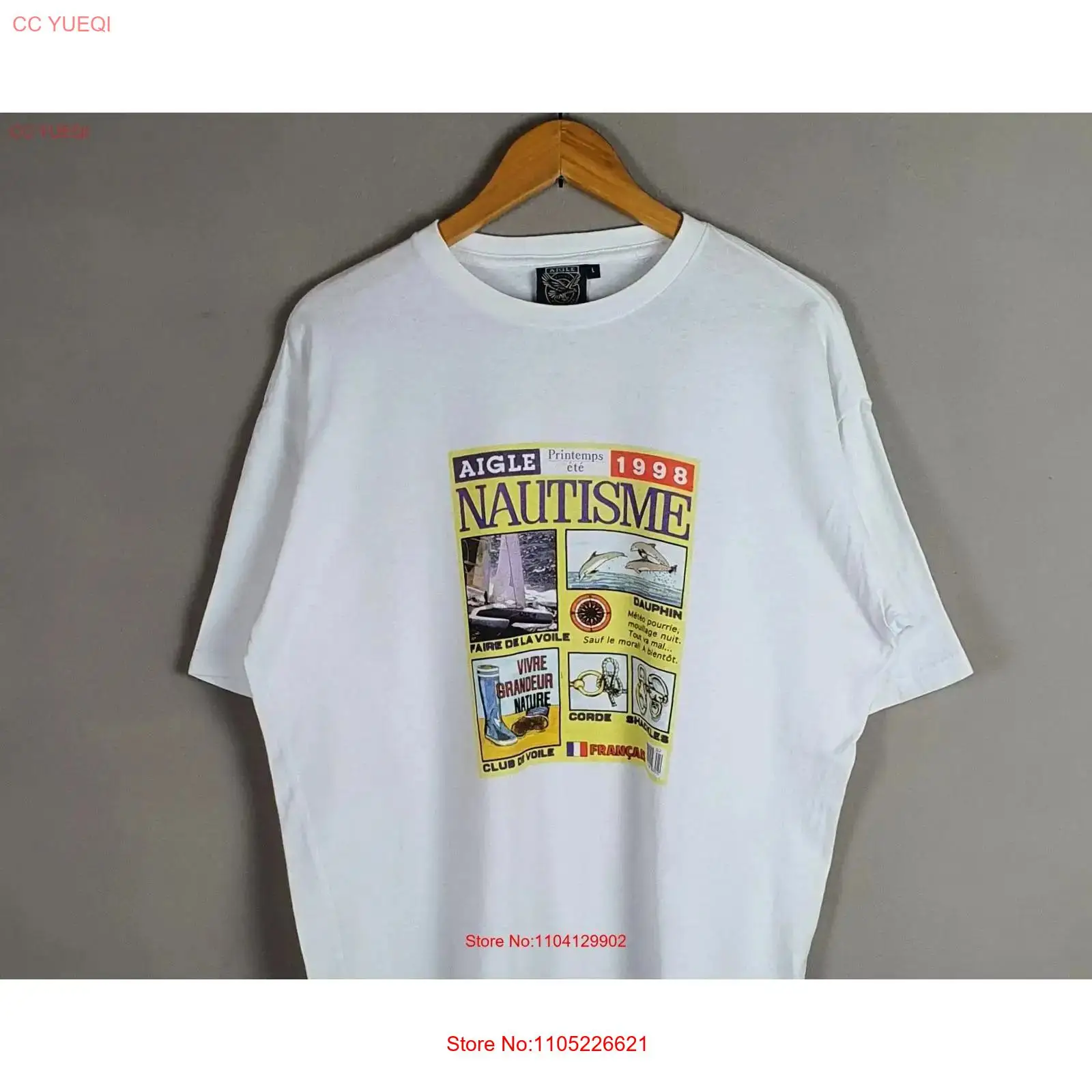 French Streetwear Brand - Vintage 1998 AIGLE Nautisme lente zomer