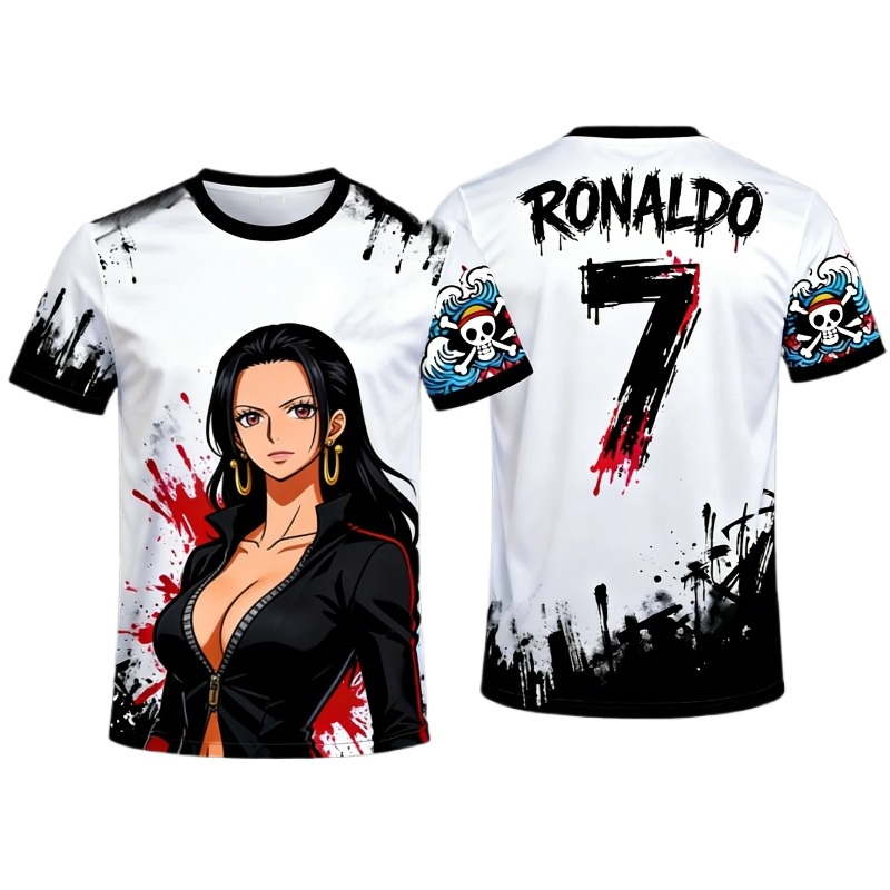 One Piece Luffy No.7 Co-brande - Streetwear Brand Jersey recensie en prijs