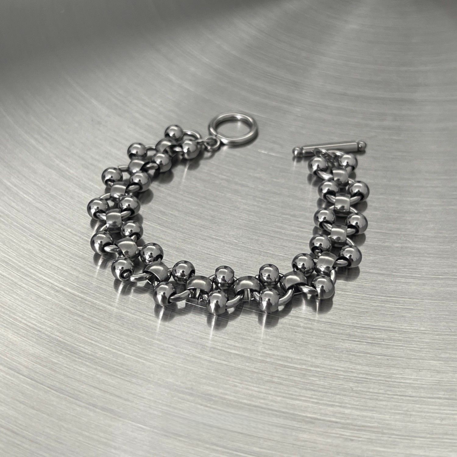 Zware Punk Holle Stalen Kralen - Streetwear Brand Jewelry recensie en prijs