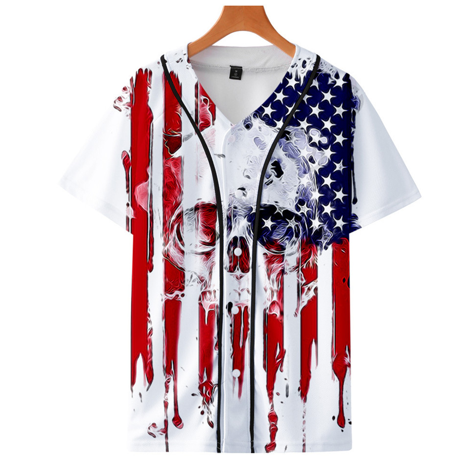 USA Nationale Vlag Schedel Ade - Streetwear Brand Usa recensie en prijs