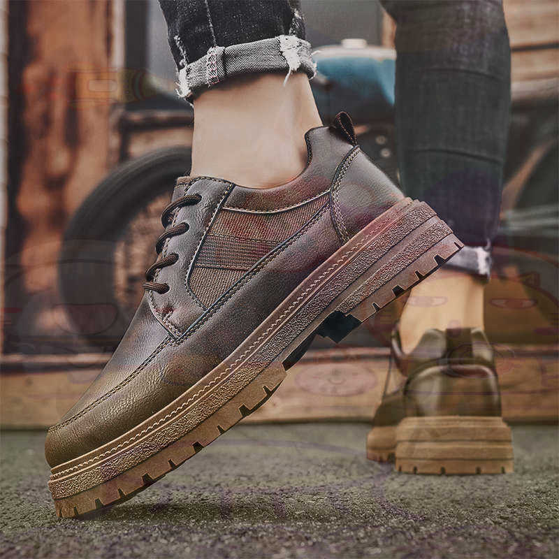 Donker natuurlijk leer Mode-sn - Streetwear Brand Best recensie en prijs