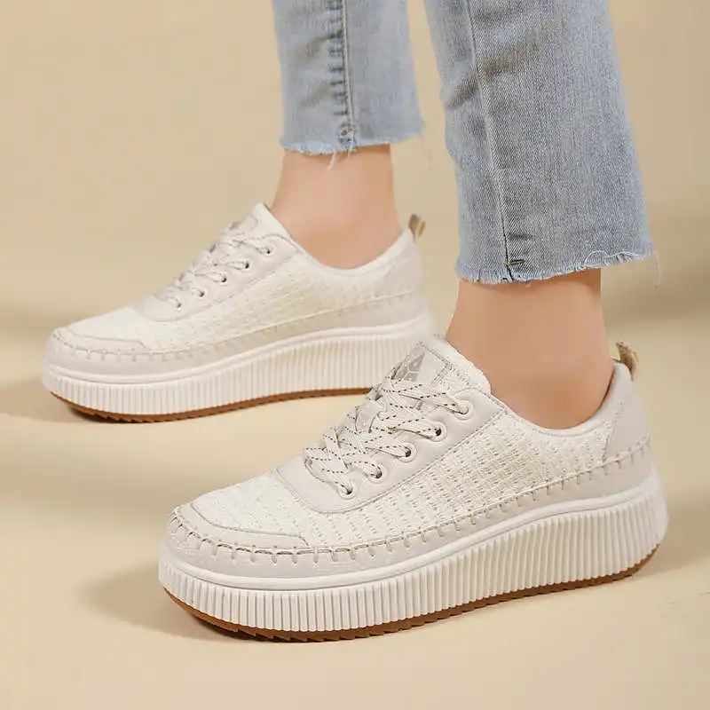 Bruine schoenen Dames Flats He - Streetwear Brand Best recensie en prijs