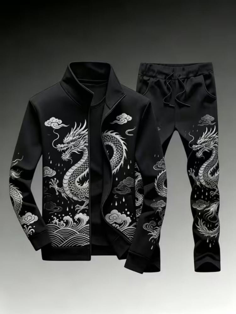 Plus size heren casual trainin - Streetwear Zipper recensie en prijs