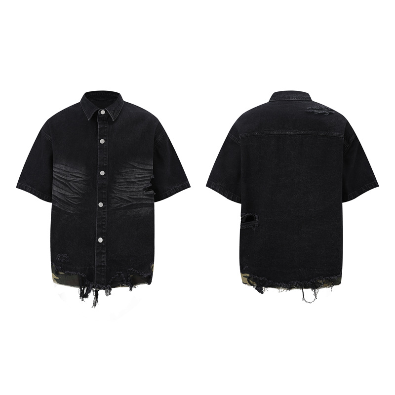 Herenshirt met korte mouwen en - Streetwear Zipper recensie en prijs