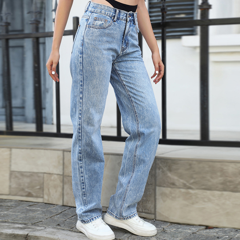 Nep tweedelige stiksels rechte - Streetwear Outfit Brand recensie en prijs