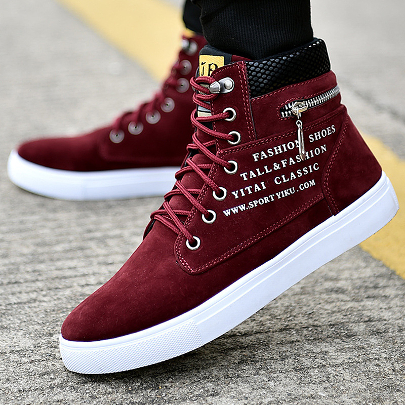 Zwarte hoge sneakers voor here - Streetwear Zipper recensie en prijs